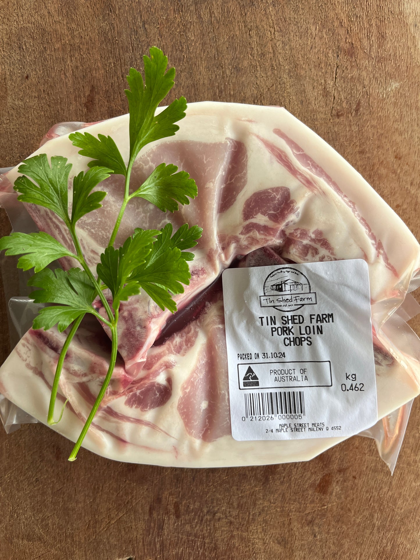 Pasture raised Pork chops 400g (min)