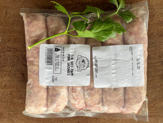 Pasture raised Cumberland Pork Sausages GF