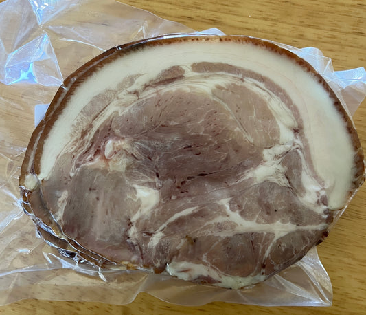 Pasture raised Pork Shoulder Bacon - NITRATE FREE 250g